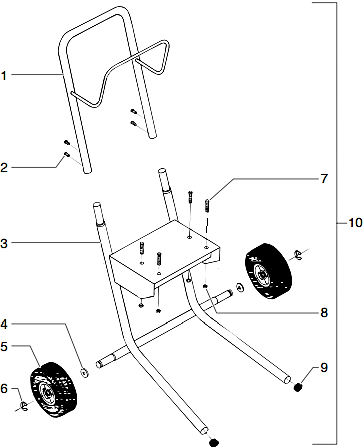 690gxc High Rider Frame Assembly